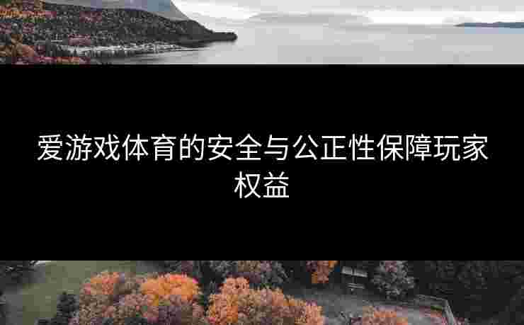 爱游戏体育的安全与公正性保障玩家权益